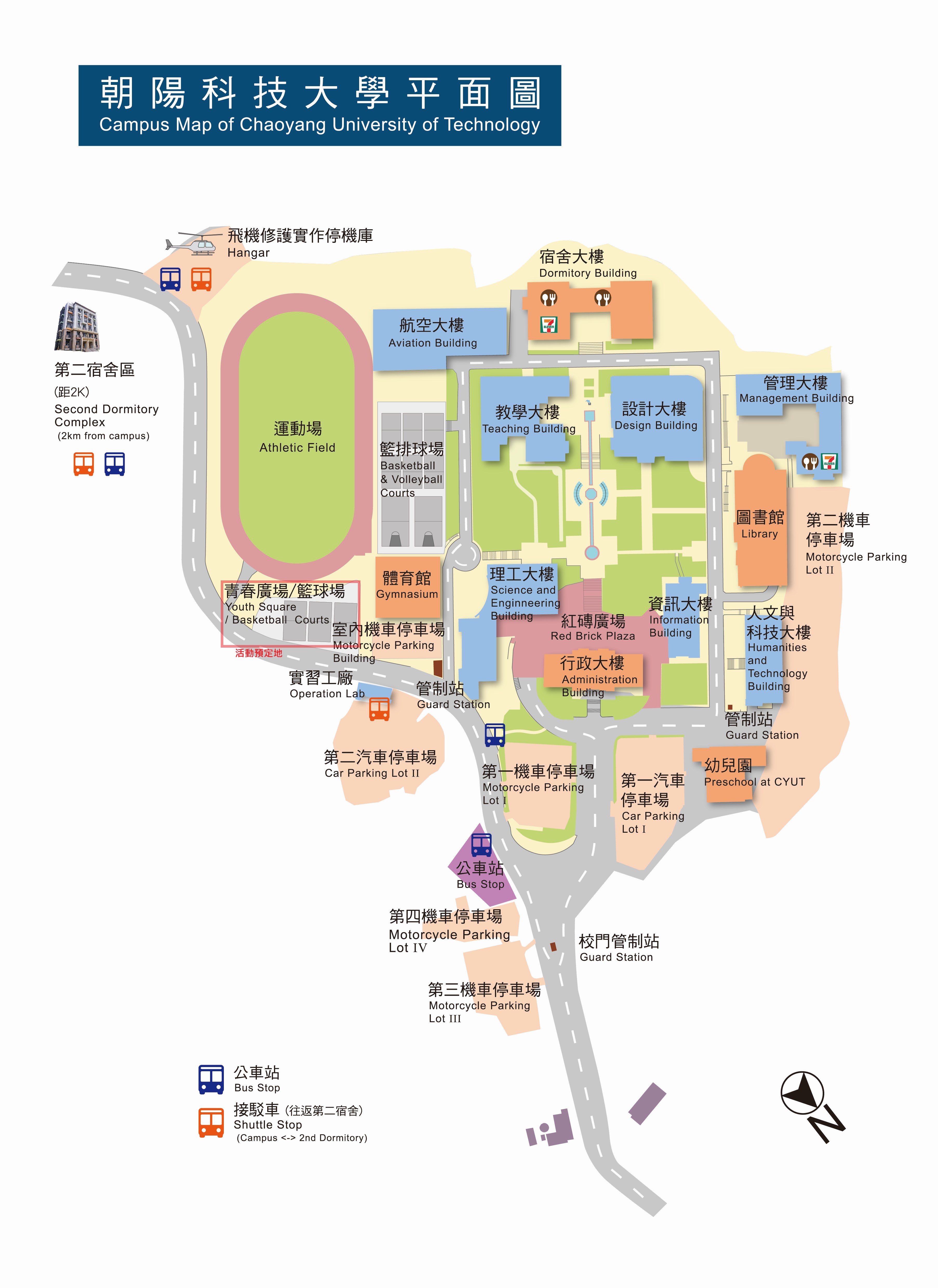 朝陽科技大學平面圖